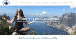 Desktop Screenshot of dailydownwarddog.com
